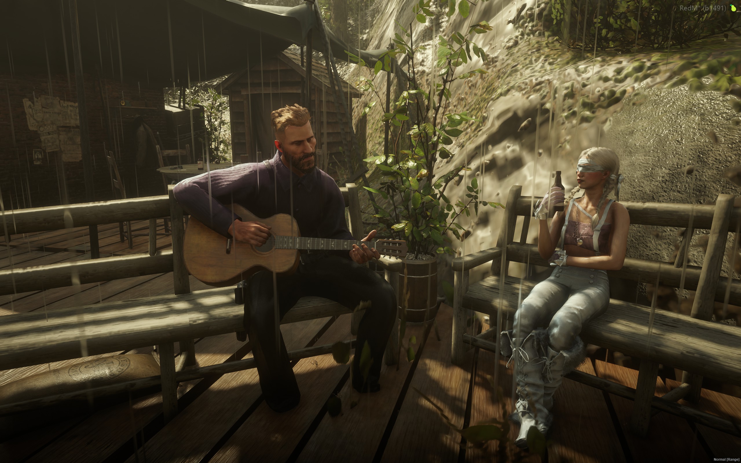 Wild Frontier porch music scene