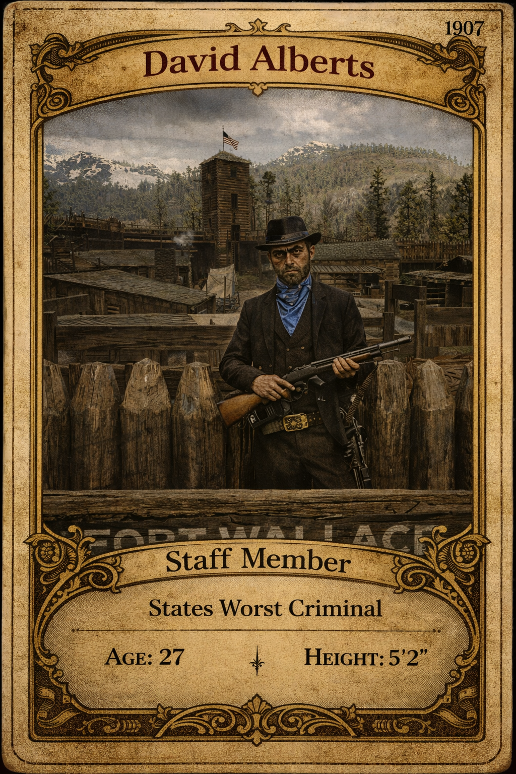 David Alberts staff card