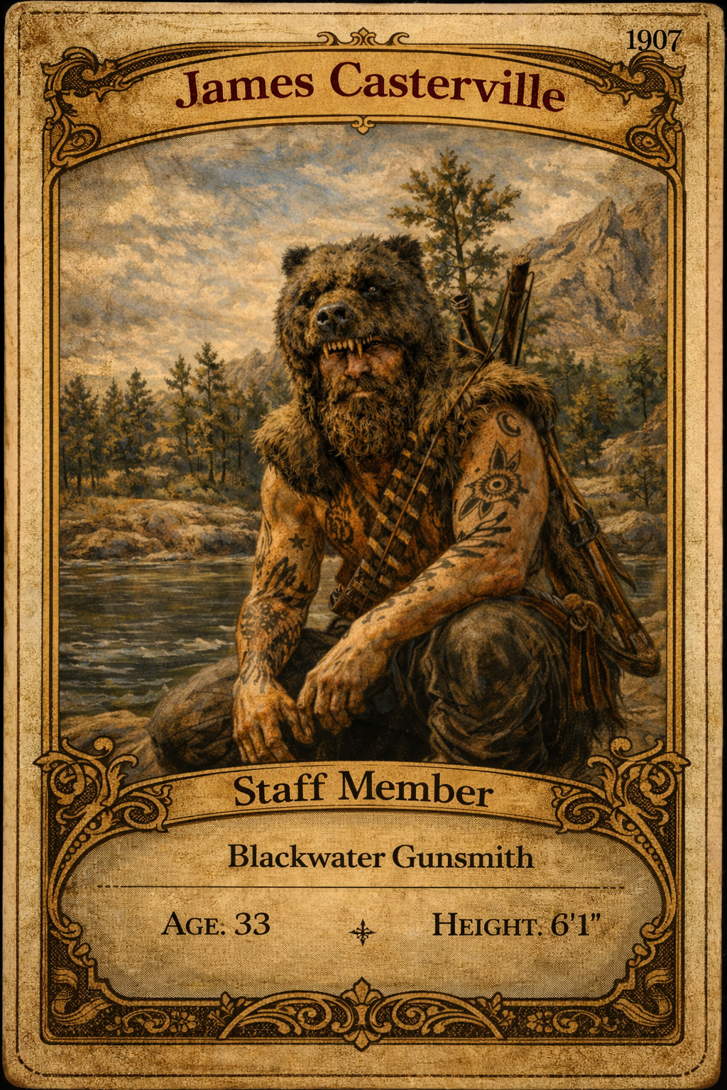 James Casterville staff card