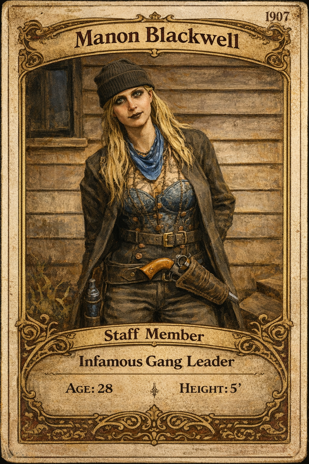 Manon Blackwell staff card