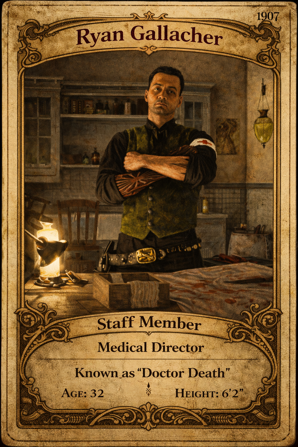 Ryan Gallacher staff card